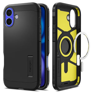 Spigen iPhone 16 Case Tough Armor MagFit - Black - image 1