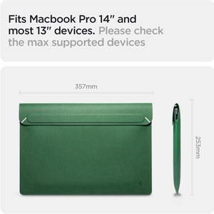 Spigen Valentinus 14-Inch Laptop Sleeve - Jeju Green - image 5