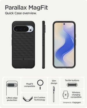 Spigen Pixel 10 Pro / Pixel 10 Case – Parallax (MagFit) - Matte Black - image 3