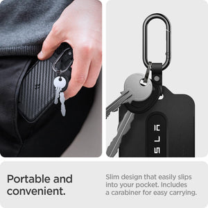 Spigen Universal EV Key Card Holder with Carabiners 2-Pack - Black - image 5