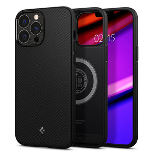 Spigen iPhone 13 Pro Max Case Mag Armor MagFit - Matte Black - image 1