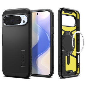 Spigen Tough Armor MagFit Google Pixel 10 Pro / Pixel 10 Kickstand Case - Black - image 1