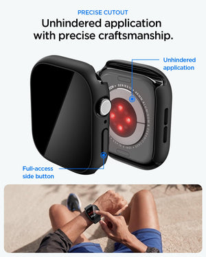 Spigen Thin Fit 360 Apple Watch Series 11/10 46mm Waterproof Case - Black - image 6