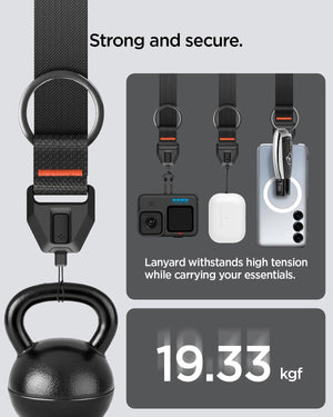 Spigen Universal Wrist Lanyard + ConTag - Black - image 4