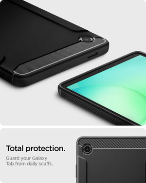 Spigen Galaxy Tab A11 (2025) Case - Rugged Armor - Matte Black - image 4