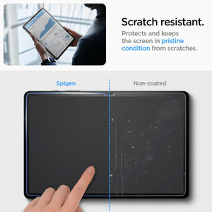 Spigen Galaxy Tab S10 Plus / S9 Plus Screen Protector - Glas.tR EZ Fit Tempered Glass - Clear - image 4