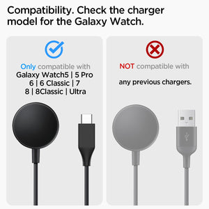 Spigen Galaxy Watch Charger Stand - S353 - Black - image 2