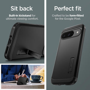 Spigen Tough Armor Google Pixel 9 Pro / Pixel 9 Kickstand Case - Black - image 7