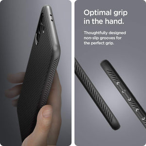Spigen Galaxy S21 Plus Case - Liquid Air - Matte Black - image 6