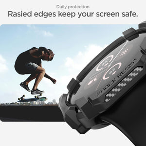 Spigen Pixel Watch 3 2 1 41mm Rugged Armor case - Matte Black - image 4