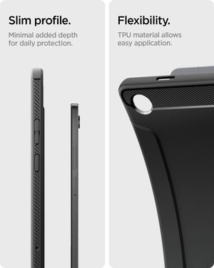 Spigen Galaxy Tab A11 Plus (2025) Case - Rugged Armor - Matte Black - image 6