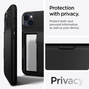 Spigen iPhone 13 Case Slim Armor CS - Black - image 4