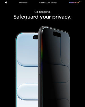 Spigen iPhone Air Screen Protector Glas.tR EZ Fit Privacy - Transparency - image 5