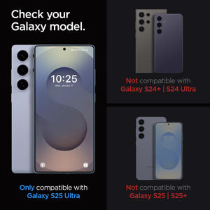 Spigen Galaxy S25 Ultra Privacy Screen Protector - Glas.tR EZ Fit (2 Pack) - Privacy - image 2