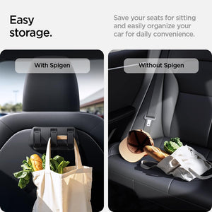 Spigen Tesla Model 3 & Model Y Legacy Seat Hooks 2-Pack - Black - image 4