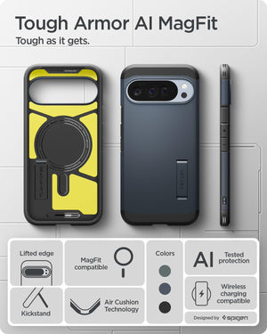 Spigen Pixel 10 Pro XL Tough Armor MagFit case - Metal Slate - image 3