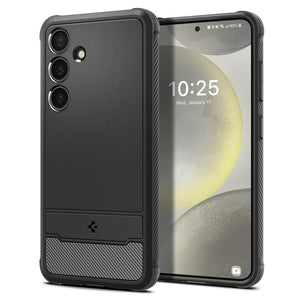 Spigen Galaxy S24 Case – Rugged Armor – Matte Black – main product image