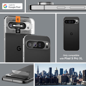 Spigen Glas.tR EZ Fit Optik Google Pixel 9 Pro XL Camera Lens Protector 2 Pack - Crystal Clear - image 2