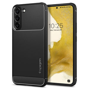 Spigen Rugged Armor Galaxy S22 Phone Case - Matte Black - image 1