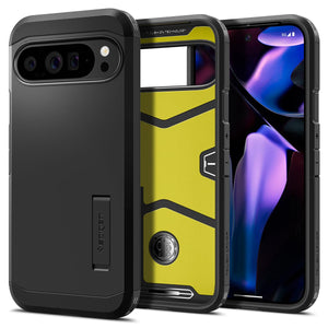 Spigen Tough Armor Google Pixel 9 Pro XL Kickstand Phone Case - Black - image 1