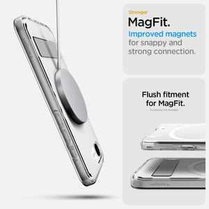 Spigen iPhone 17e / 16e Case Ultra Hybrid S MagFit - Clear White - image 6
