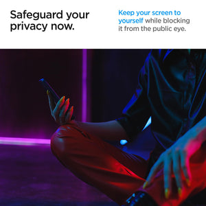 Spigen Galaxy S24 Ultra Privacy Screen Protector - Glas.tR EZ Fit (2 Pack) – Privacy – detail image 3