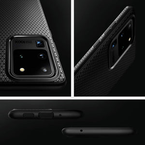 Spigen Galaxy S20 Ultra Case - Liquid Air - Matte Black - image 3