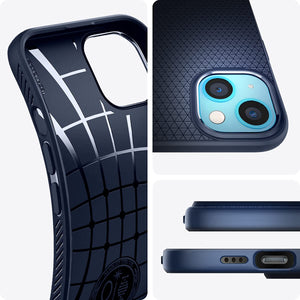 Spigen iPhone 13 Case Liquid Air - Navy Blue - image 7