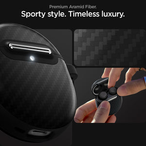 Spigen Enzo Aramid Google Pixel Buds Pro 2 / Pro Case - Matte Black - image 3