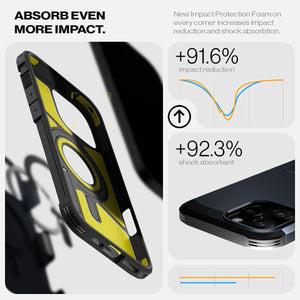 Spigen iPhone 16 Pro Case Tough Armor MagFit - Metal Slate - image 6