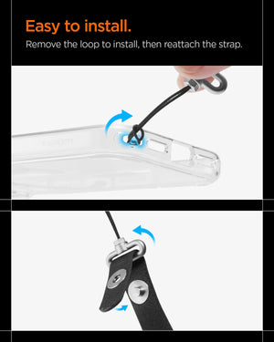Spigen DA30L Adjustable Crossbody Phone Strap Lanyard - Black - image 7
