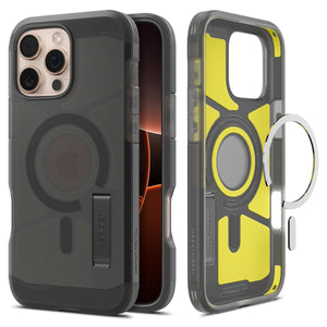 Spigen iPhone 16 Pro Max Case Tough Armor MagFit - Frost Black - image 1