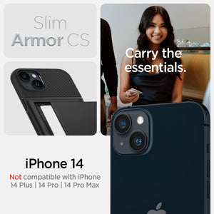 Spigen iPhone 14 Case Slim Armor CS - Black - image 3