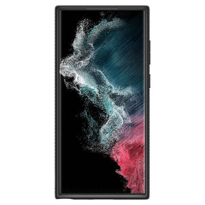 Spigen Galaxy S22 Ultra Case - Liquid Air - Matte Black - image 4