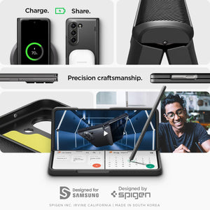 Spigen Galaxy Z Fold 5 Case - Slim Armor Pro - Black - image 7