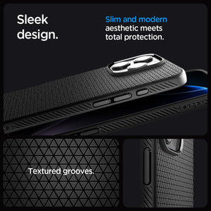 Spigen iPhone 16 Pro Max Case Liquid Air T MagFit - Matte Black - image 7