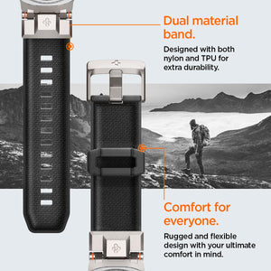 Spigen Galaxy Watch 8 Band - DuraPro Armor - Black - image 7