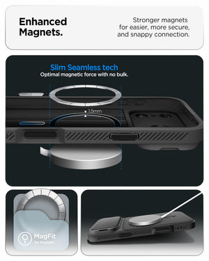 Spigen iPhone 17 Pro Case Optik Armor MagFit - Black - image 4