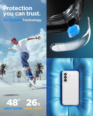 Spigen Galaxy A37 5G Case - Ultra Hybrid - Crystal Clear - image 4