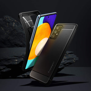 Spigen Galaxy A52 Series Case - Rugged Armor - Matte Black - image 2