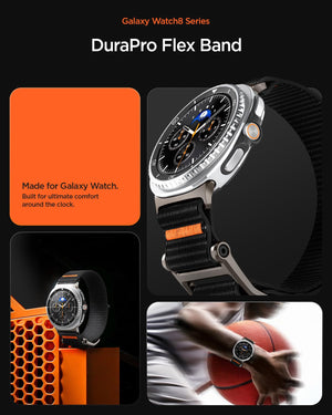 Spigen Galaxy Watch 9 Band - DuraPro Flex - Black DuraPro Flex - image 3