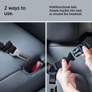 Spigen Dog Car Seat Belt Tether with Dual Attachment - Black - image 2