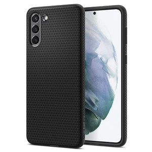 Spigen Galaxy S21 Case - Liquid Air - Matte Black - image 1