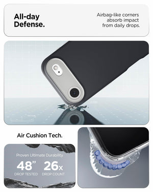 Spigen iPhone Air Case – Nano Pop (MagFit) - Black Sesame