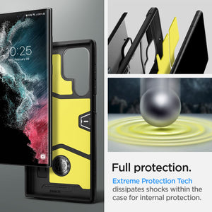 Spigen Galaxy S22 Ultra Case - Tough Armor - Black - image 4