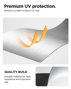 Spigen Universal Car Windshield Sunshade - Black - Small – 55 × 31.5 in - image 5