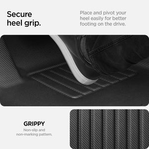 Spigen WeatherBloc Tesla Model Y 2020-2024 Floor Mat Set - Black - image 4