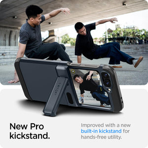 Spigen Galaxy Z Flip 7 FE / Z Flip 6 Case - Tough Armor Pro - Metal Slate image 4