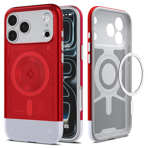 Spigen iPhone 17 Pro Case - Classic C1 (MagFit) - Ruby