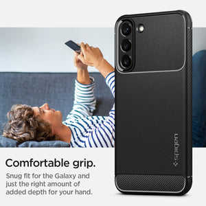 Spigen Rugged Armor Galaxy S22 Phone Case - Matte Black - image 4